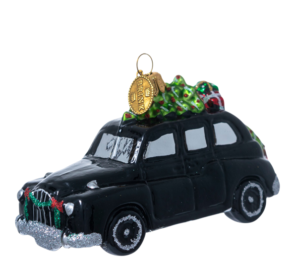 Julekule london taxi 10 cm fra Brink Nordic