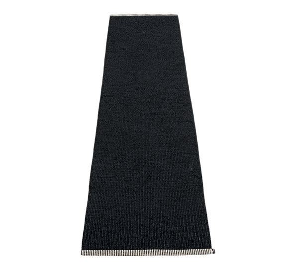 Mono matte sort 70x300 cm fra Pappelina