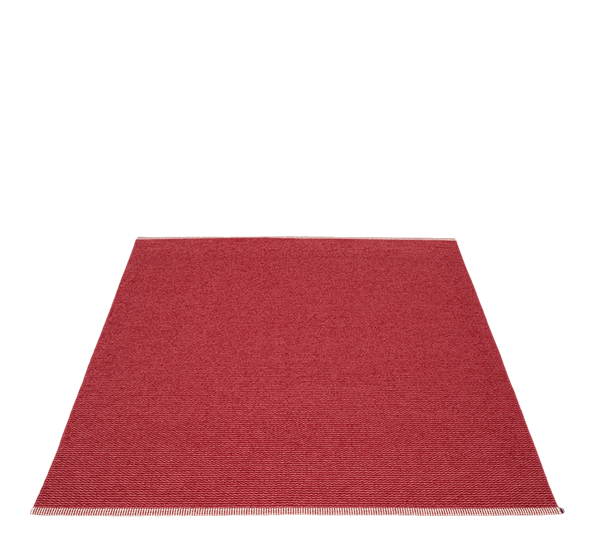 Mono matte blush mørk rød 180x220 cm fra Pappelina