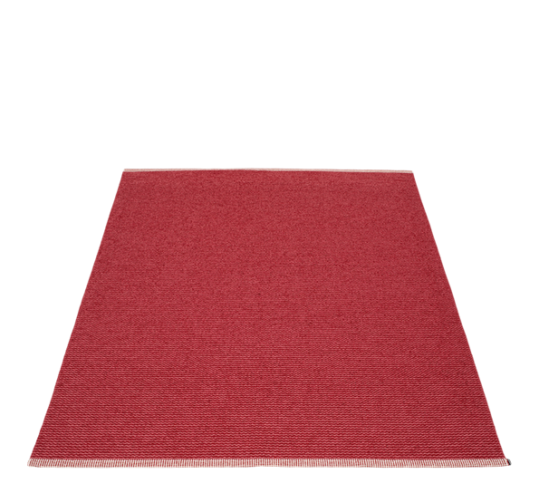 Mono matte blush mørk rød 230x320 cm fra Pappelina