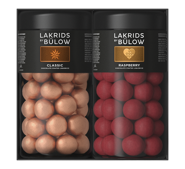 WE Black Box lakris 2x standard Classic & Golden 590g fra Lakrids By Johan Bülow