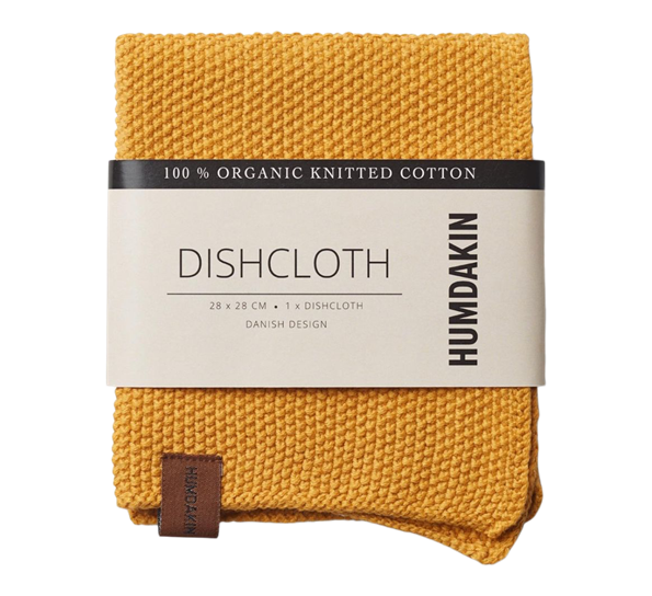 Knitted Kitchen kjøkkenklut yellow fall fra Humdakin