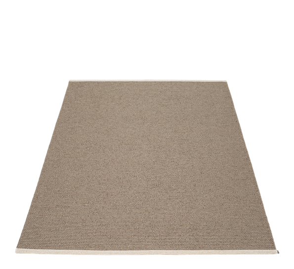 Mono matte dark mud 140x200 cm fra Pappelina