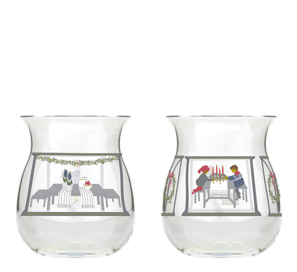 2024 julelyslykt 7,5 cm 2-pk fra Holmegaard