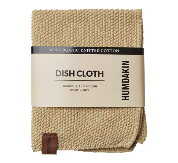 Knitted Kitchen kjøkkenklut khaki fra Humdakin