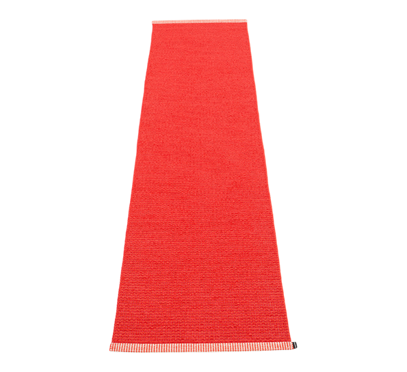 Mono matte korall rød 70x300 cm fra Pappelina