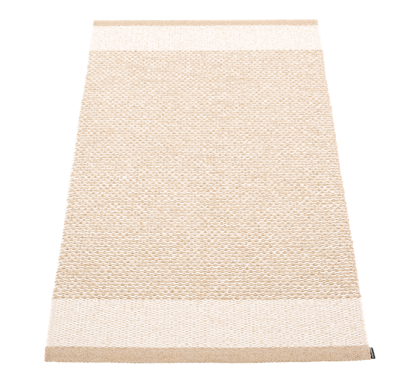 Edit matte beige vanilje metallic 140x200 cm fra Pappelina