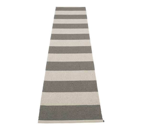 Bob matte charcoal lin 70x300 cm fra Pappelina