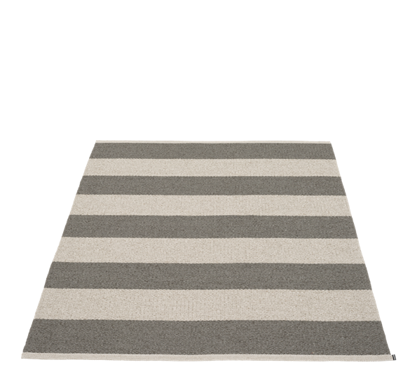 Bob matte charcoal lin 140x180 cm fra Pappelina