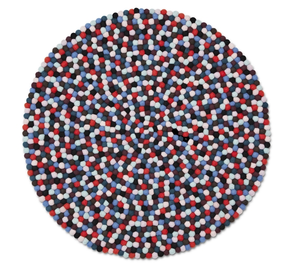 Pinocchio teppe 90 cm coral black fra HAY