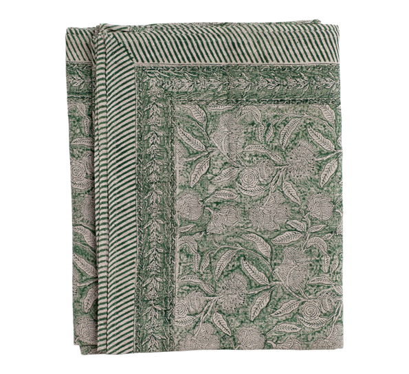 Autumn Leaves linduk grønn 150x350cm fra Chamois