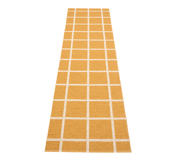 Ada matte oker 70x300cm fra Pappelina