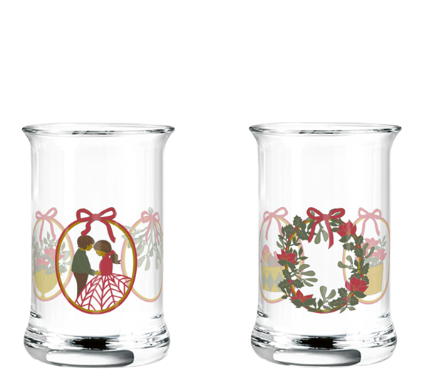 2025 juledrammeglass 3 cl 2-pk fra Holmegaard