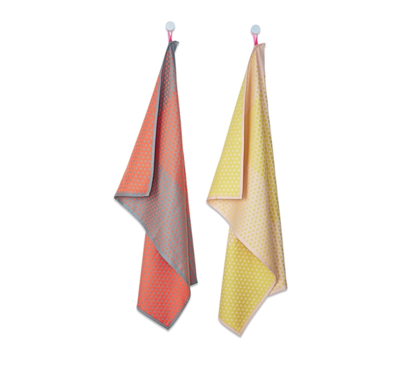 Dot kjøkkenhåndkle 2 stk layer dots fra HAY