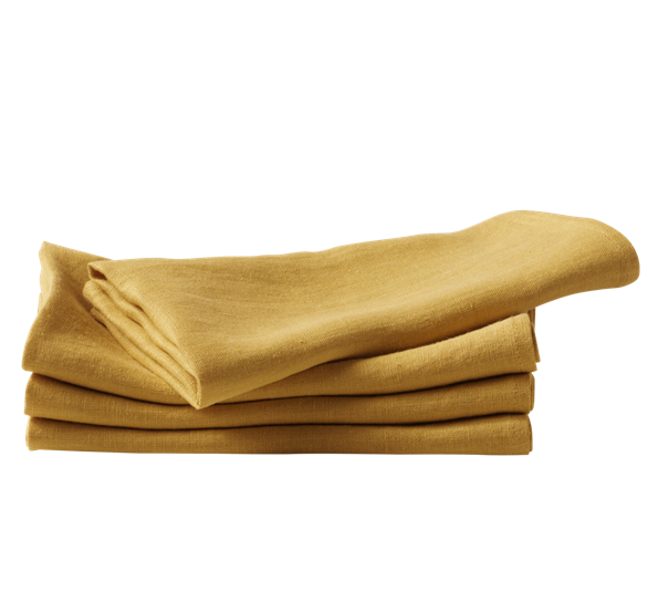 Vipp125 servietter 4-pk gule fra Vipp