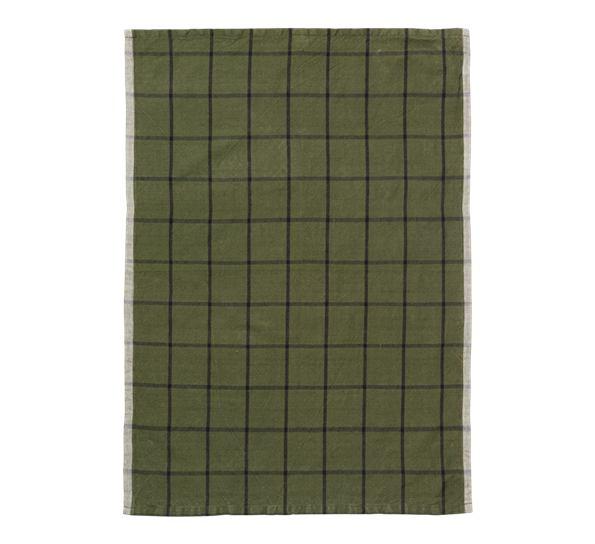 Hale kjøkkenhåndkle grønn sort fra Ferm Living