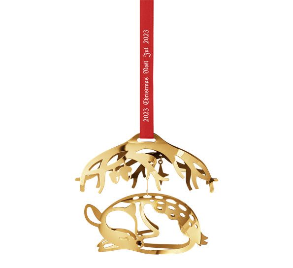 CC 2023 juleuro dådyr gull fra Georg Jensen