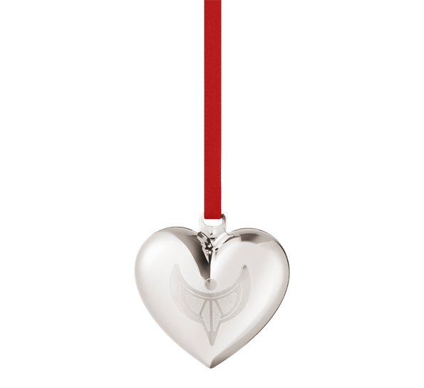 CC 2024 julehjerte palladium fra Georg Jensen