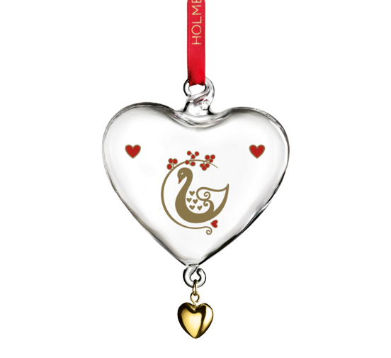 2025 årets julehjerte liten klar fra Holmegaard