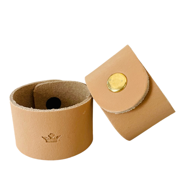 Serviettringer 4-pk natur skinn Nordan Home