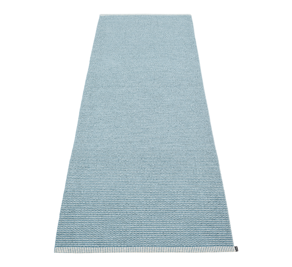 Mono matte blue fog 70x200 cm fra Pappelina