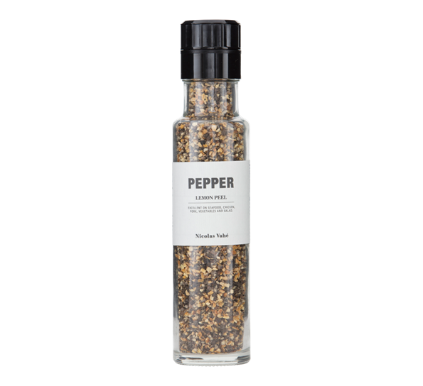 Pepper med kvern sitronskall 150 g fra Nicolas Vahé