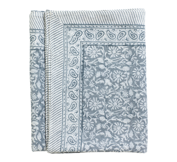 Margerita linduk cashmere blå 150x350cm fra Chamois