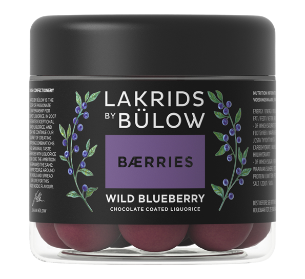 Bærries lakris liten 125g Wild Blueberry fra Lakrids By Johan Bülow