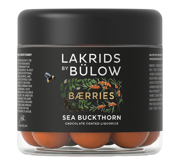 Bærries lakris liten 125 g tindved fra Lakrids By Johan Bülow