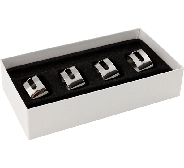 Hardangerserien serviettringer 4 pk fra Hardanger Bestikk