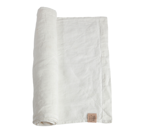 Lovely løper 47x150 cm offwhite fra Lovely Linen