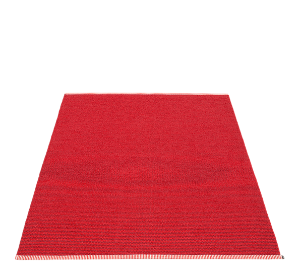 Mono matte mørk rød 230x320 cm fra Pappelina