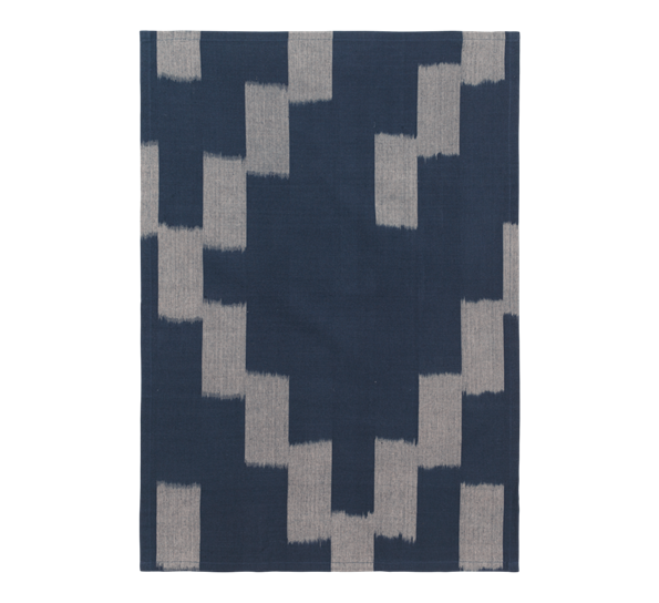 Ikat kjøkkenhåndkle blå Parchment fra Ferm Living