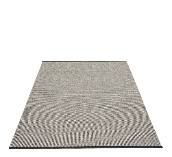 Effi matte sort 180x260 cm fra Pappelina