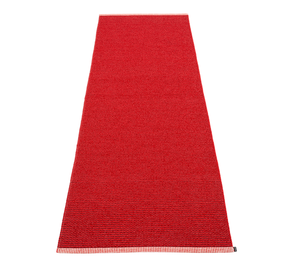 Mono matte mørk rød 70x200 cm fra Pappelina