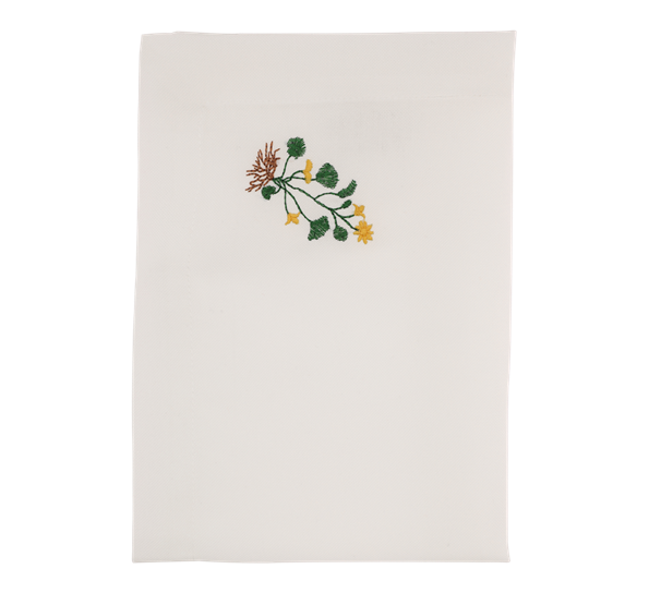 Serviett med smørblomst fra Langkilde & Søn