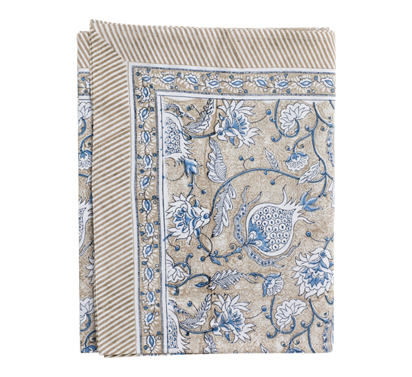 Pomegranate duk blå Ø220cm fra Chamois