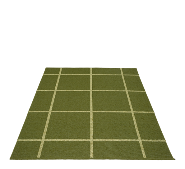 Ada matte mørk oliven 180x260 cm fra Pappelina