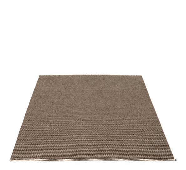 Mono matte mørk brun 180x220 cm fra Pappelina