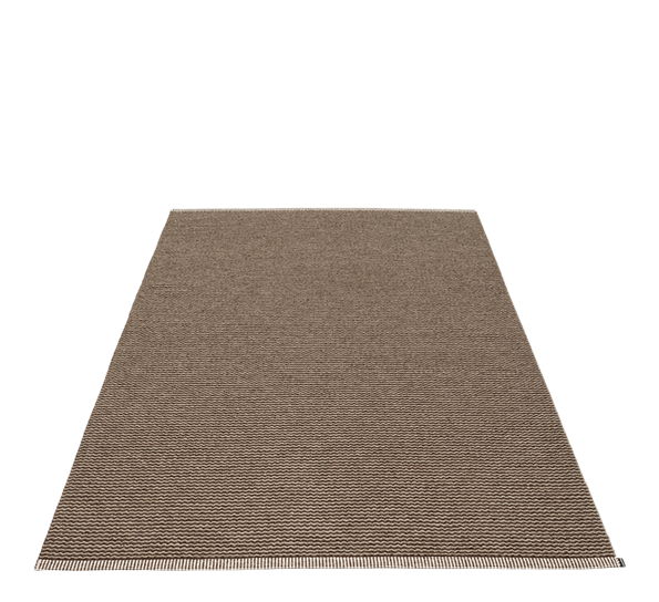 Mono matte mørk brun 180x300 cm fra Pappelina