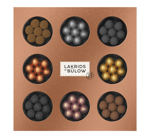 Vinter 2021 boks med utvalgte 375g fra Lakrids By Johan Bülow