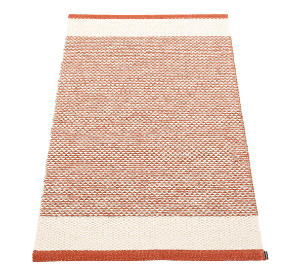 Edit matte brick vanilje lin metallic 85x160 cm fra Pappelina