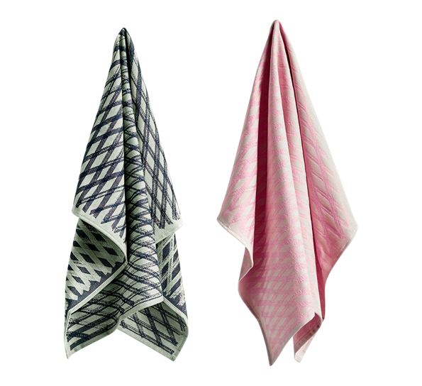 S&B kjøkkenhåndkle 2-pk No 4 Marker diamond fra HAY