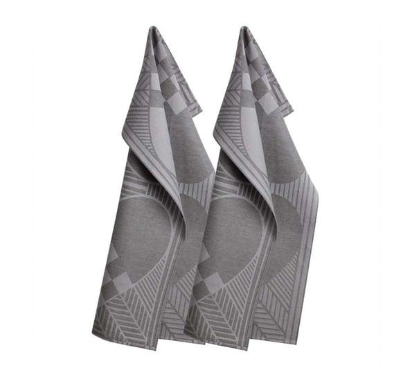 Christmas kjøkkenhåndkle lys grå 2-pk fra Georg Jensen Damask