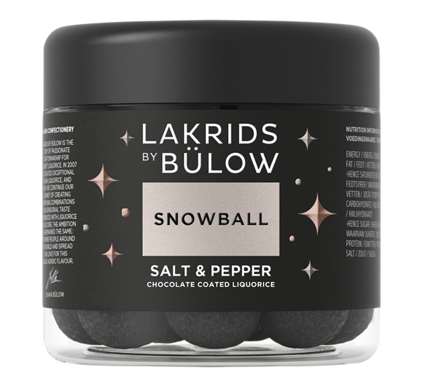 Snowball lakris liten 125g. fra Lakrids By Johan Bülow