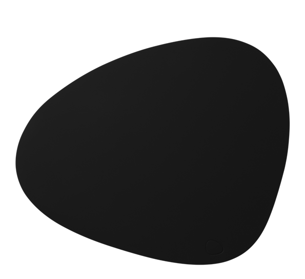 Curve Softbuck spisebrikke 37x44 cm sort Lind DNA