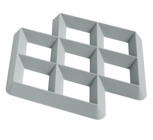 Rhom bordskåner lys grå fra HAY