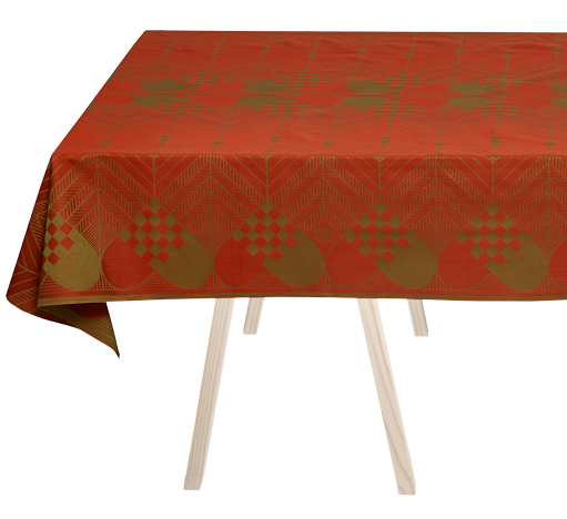 Christmas duk 140x270 cm Archive Red fra Georg Jensen Damask