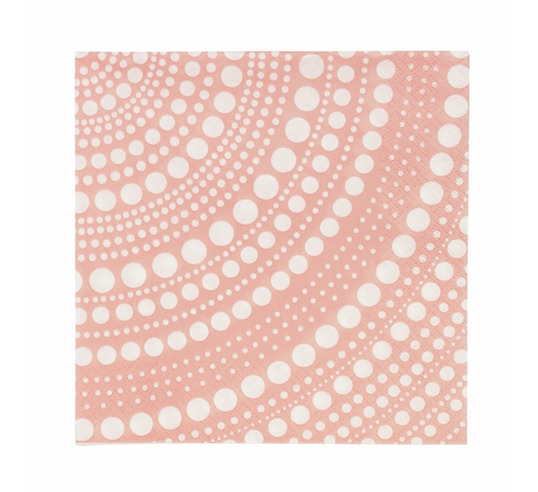 Kastehelmi lakserosa serviett fra Iittala