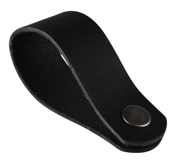 Serviettringer skinn sort 6-pk fra Stuff Design